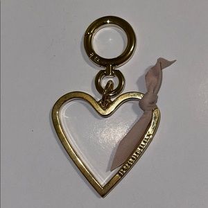 Burberry bagcharm: gold and pink